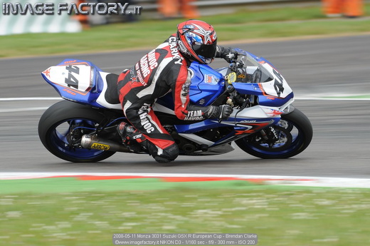 2008-05-11 Monza 3031 Suzuki GSX R European Cup - Brendan Clarke